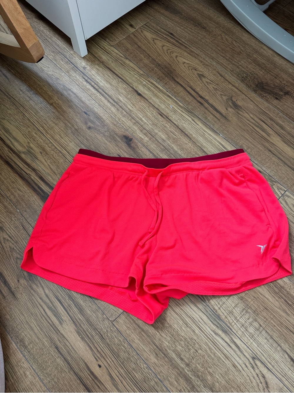 Old Navy Bright Coral Athletic Shorts